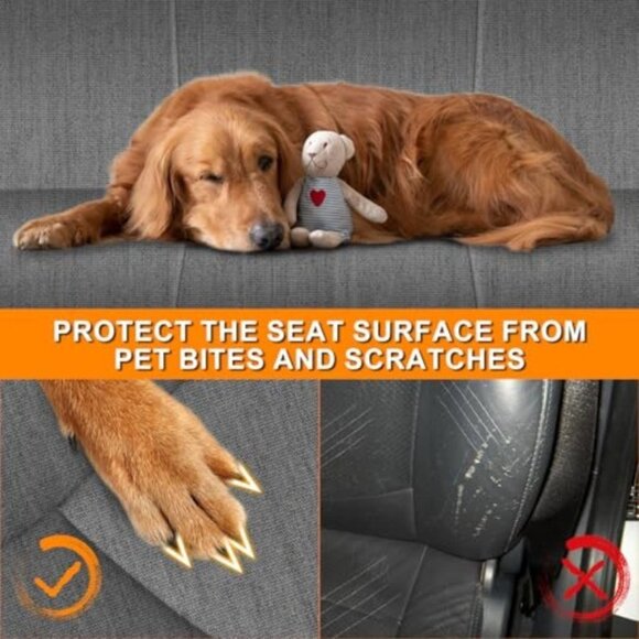 Front and Rear Seat Covers Compatible with 2019-2025 Toyota Rav4 Hybrid (Excludi - Picture 7 of 8